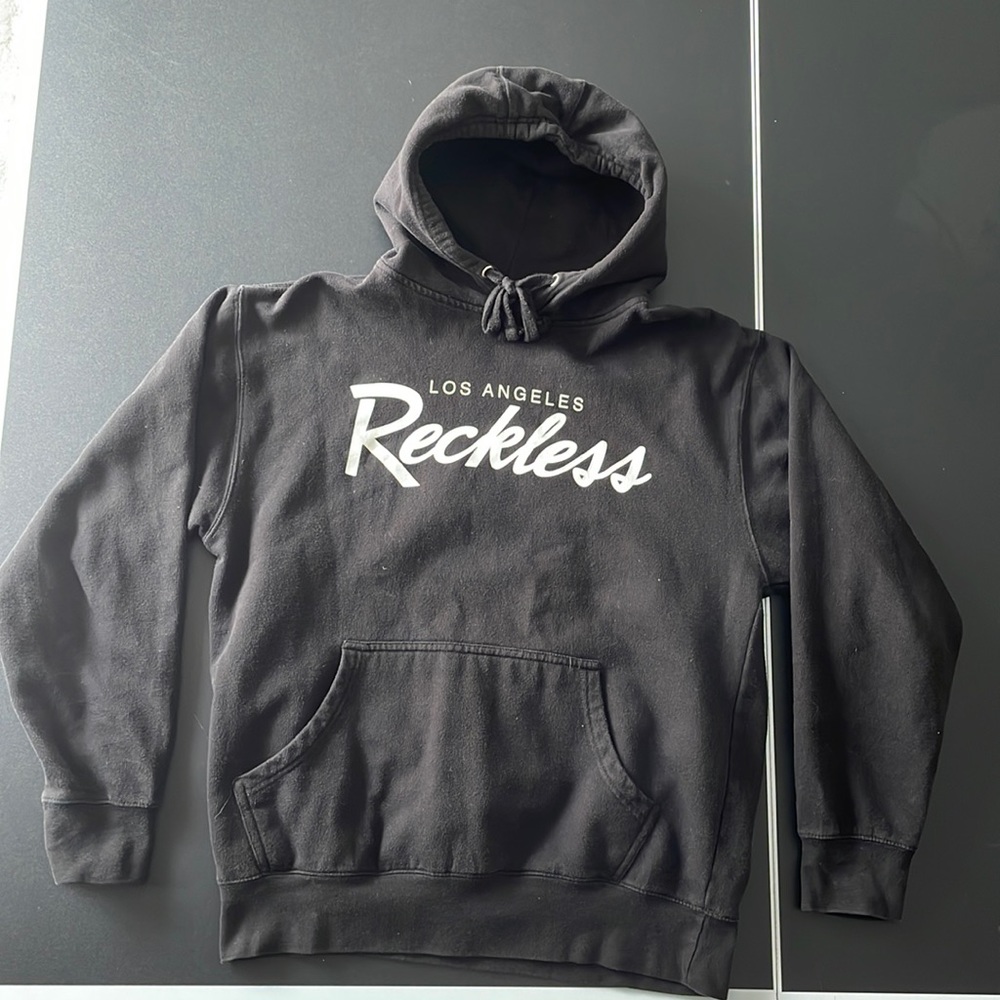 Black Young and Reckless “Los Angeles Reckless” hoodie | Black Reckless Hoodie
